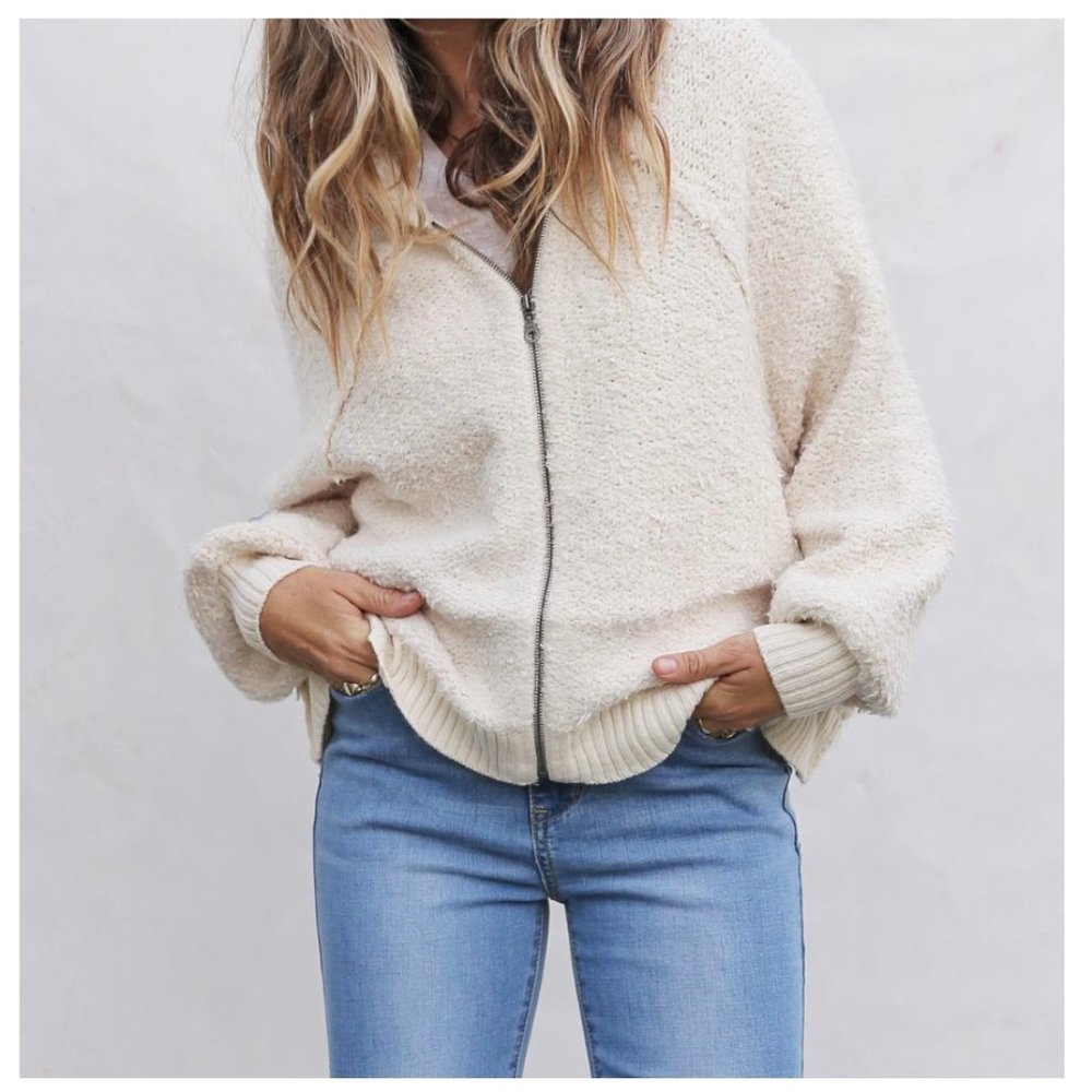 Ascot + Hart Indie Ivory Sweater